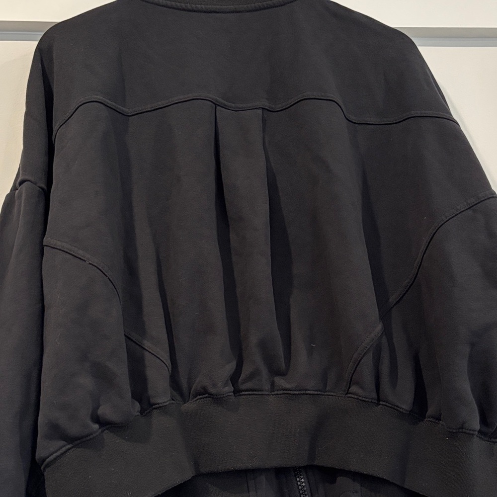 Fabletics Classic Black Bomber Jacket - image 4